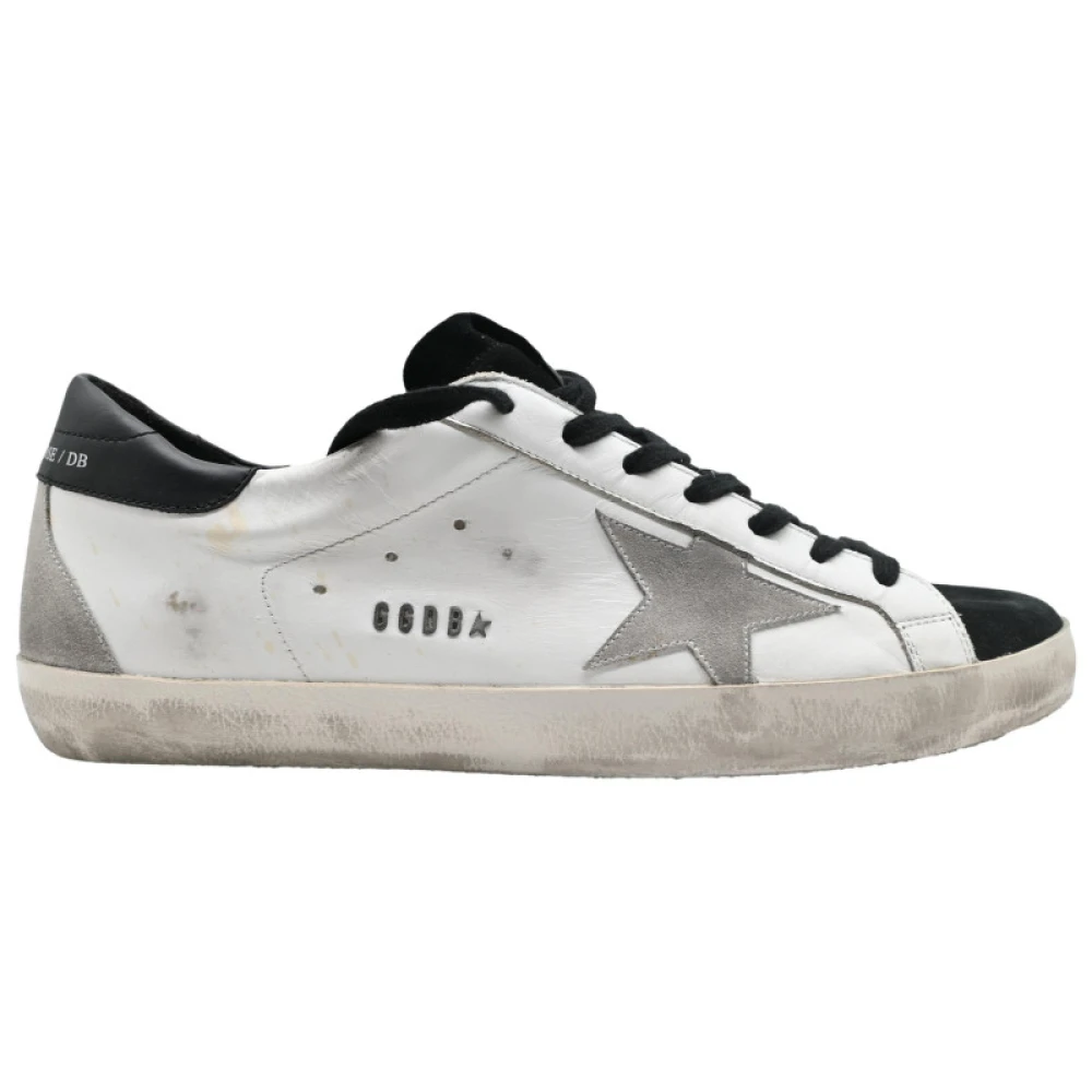 Superstar White Black Suede Sneakers