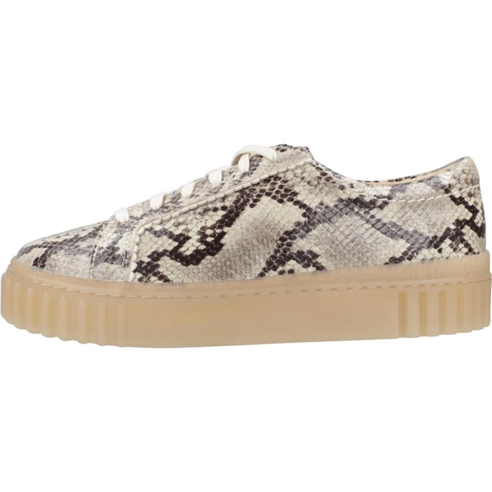 Clarks Slangenleer Wandelschoenen Dames Schoenen Veelkleurig Multicolor