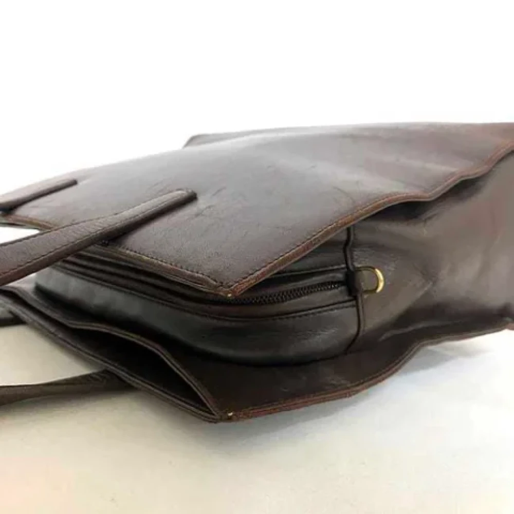 Loewe Pre-owned Fabric handbags Brown Dames