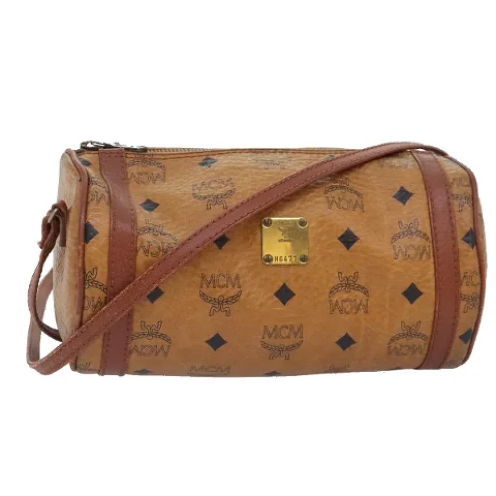MCM Pre-owned Leather shoulder-bags Brown Dames