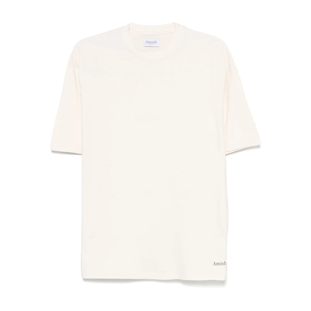 Amish - Tops > T-Shirts - Beige - Amish - Modalova