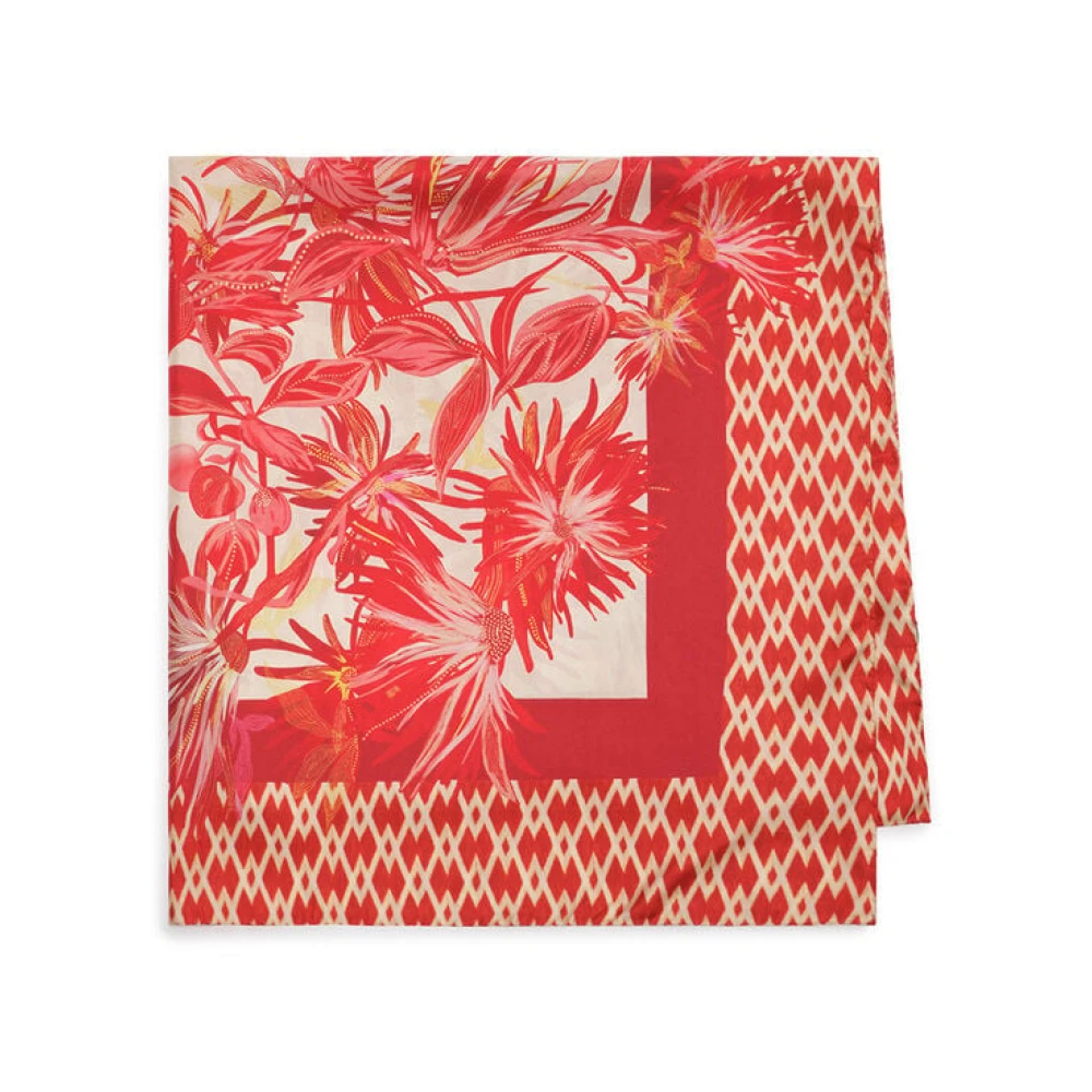 Maliparmi Röd Collection Print Scarf 90X90