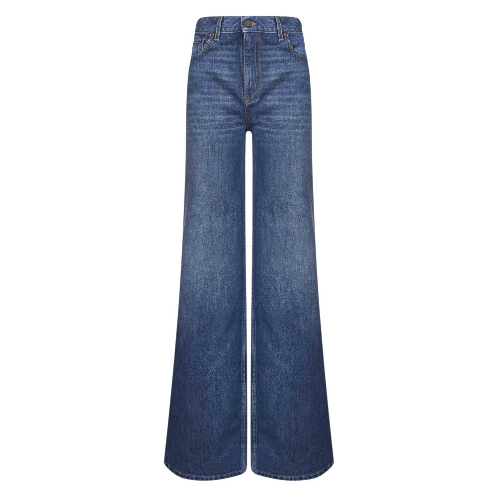 パンツ CHLOE TOILE WIDE-LEG PANTS CHLOÉ Pleated linen wide-leg pants | THE OUTNET