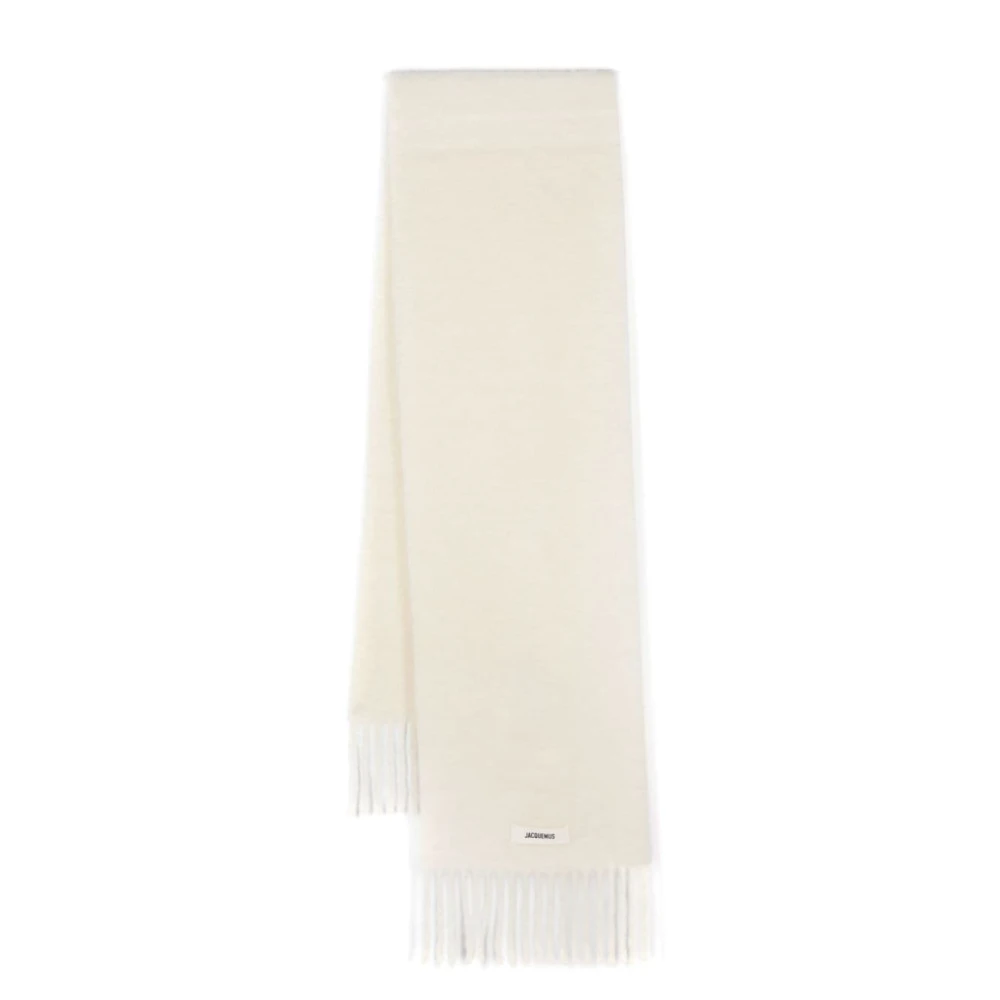 Jacquemus Witte Sjaal Collectie White Dames