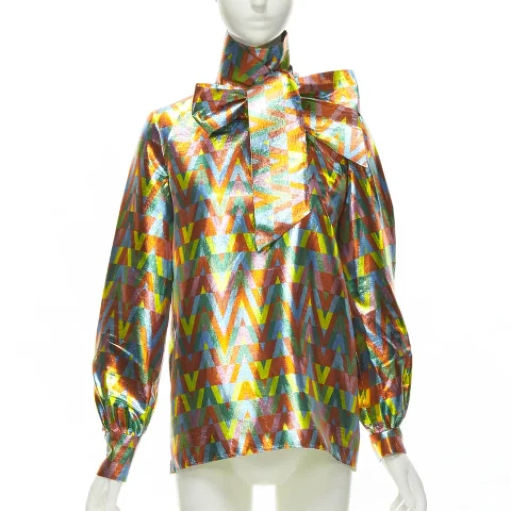 Valentino Vintage Pre-owned Polyester tops Multicolor Dames
