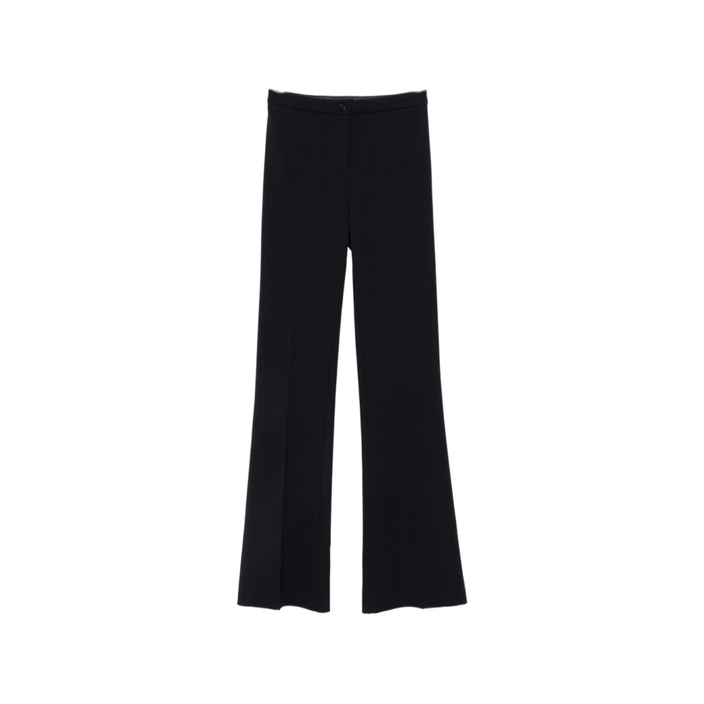 Pinko Blue Wide Trousers, Female, S, Trousers