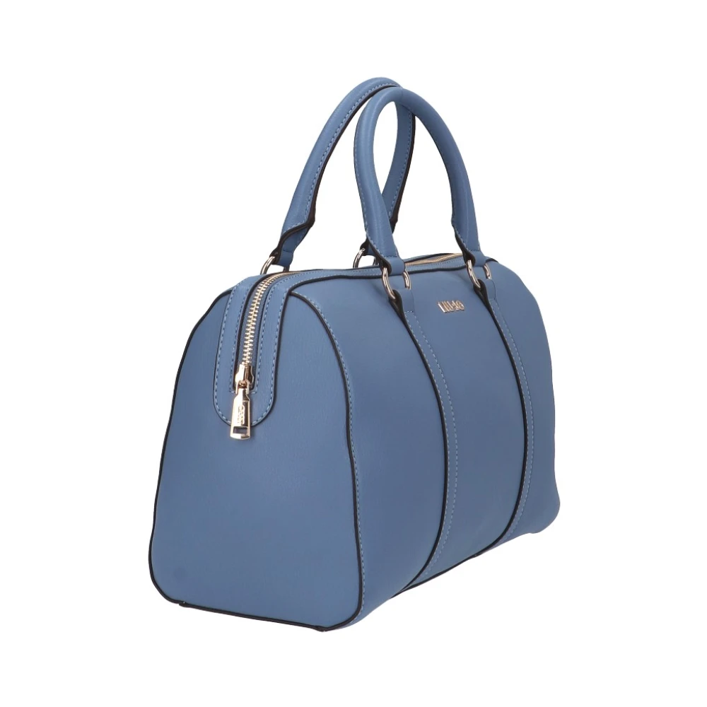 Liu Jo Denim Bowlingtas met ritssluiting Blue Dames