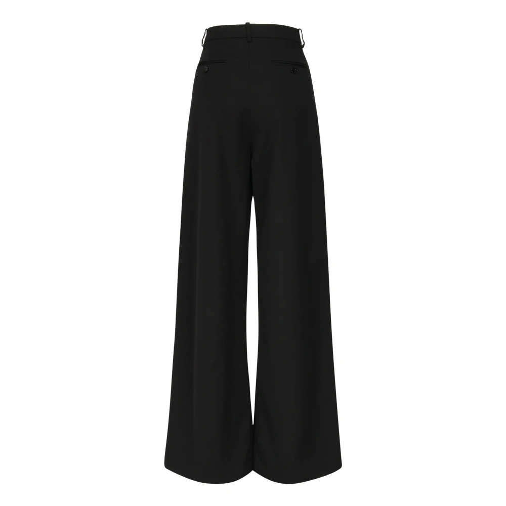 Magda Butrym Zwarte Broek Black Dames