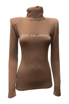 Brun Turtleneck Tröja