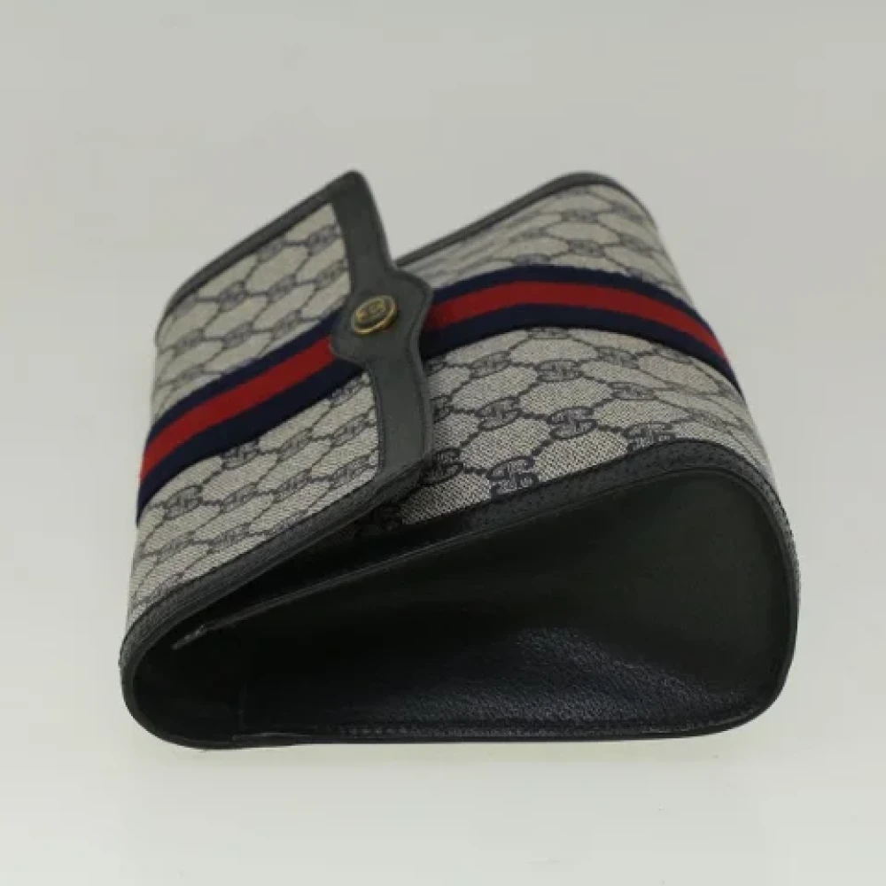 Gucci Vintage Pre-owned Canvas clutches Red Dames
