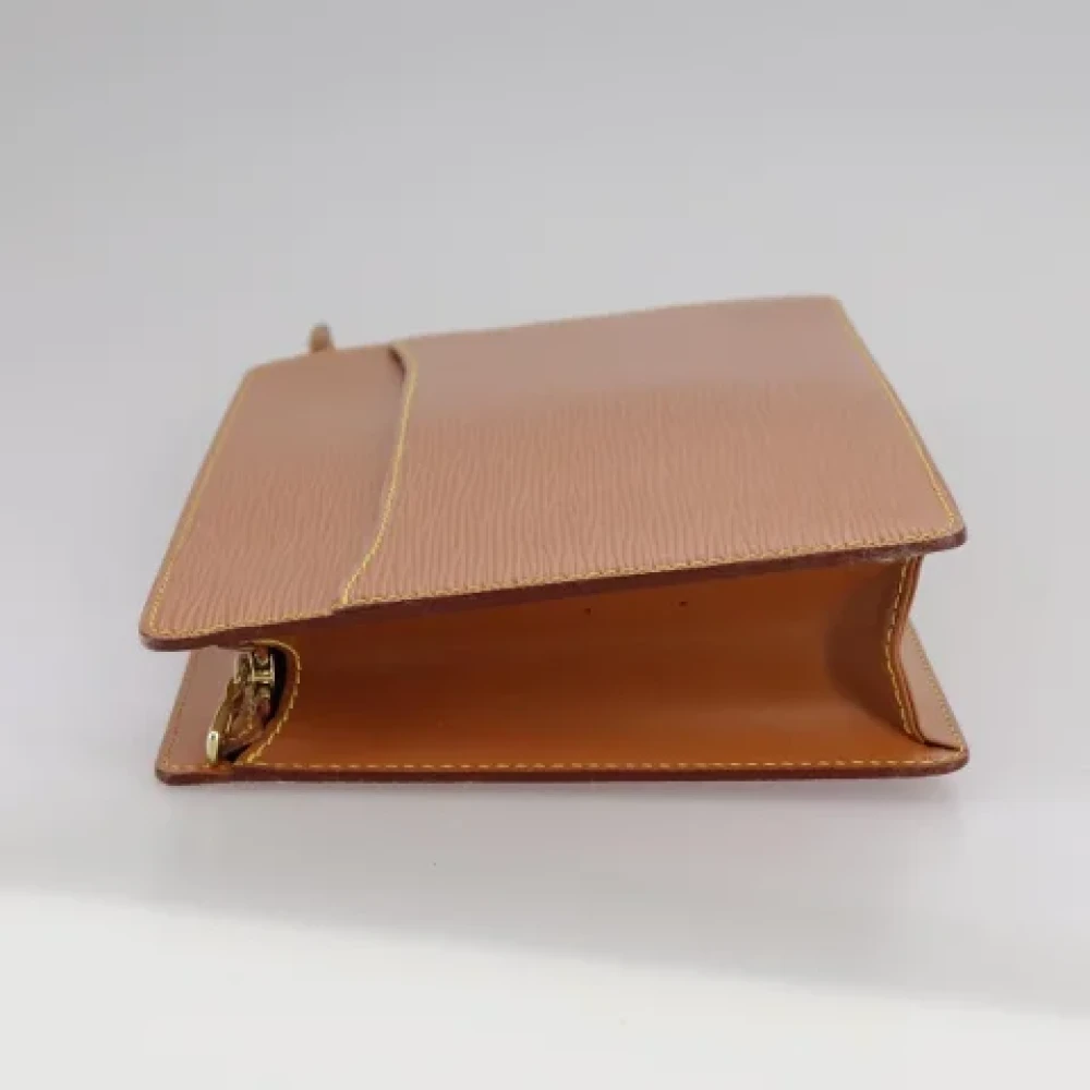 Louis Vuitton Vintage Pre-owned Leather clutches Brown Dames
