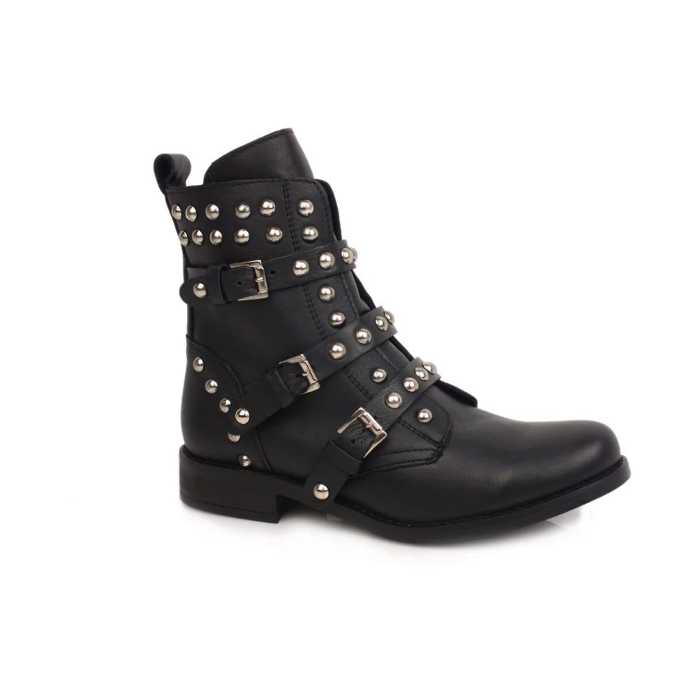 Steve Madden Donna Nero Ankle Boots