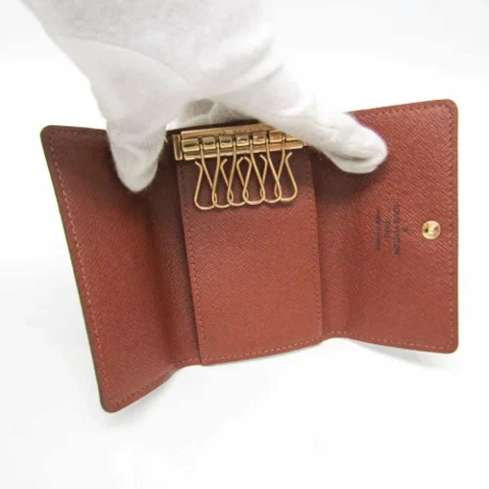 Louis Vuitton Vintage Pre-owned Fabric key-holders Brown Dames