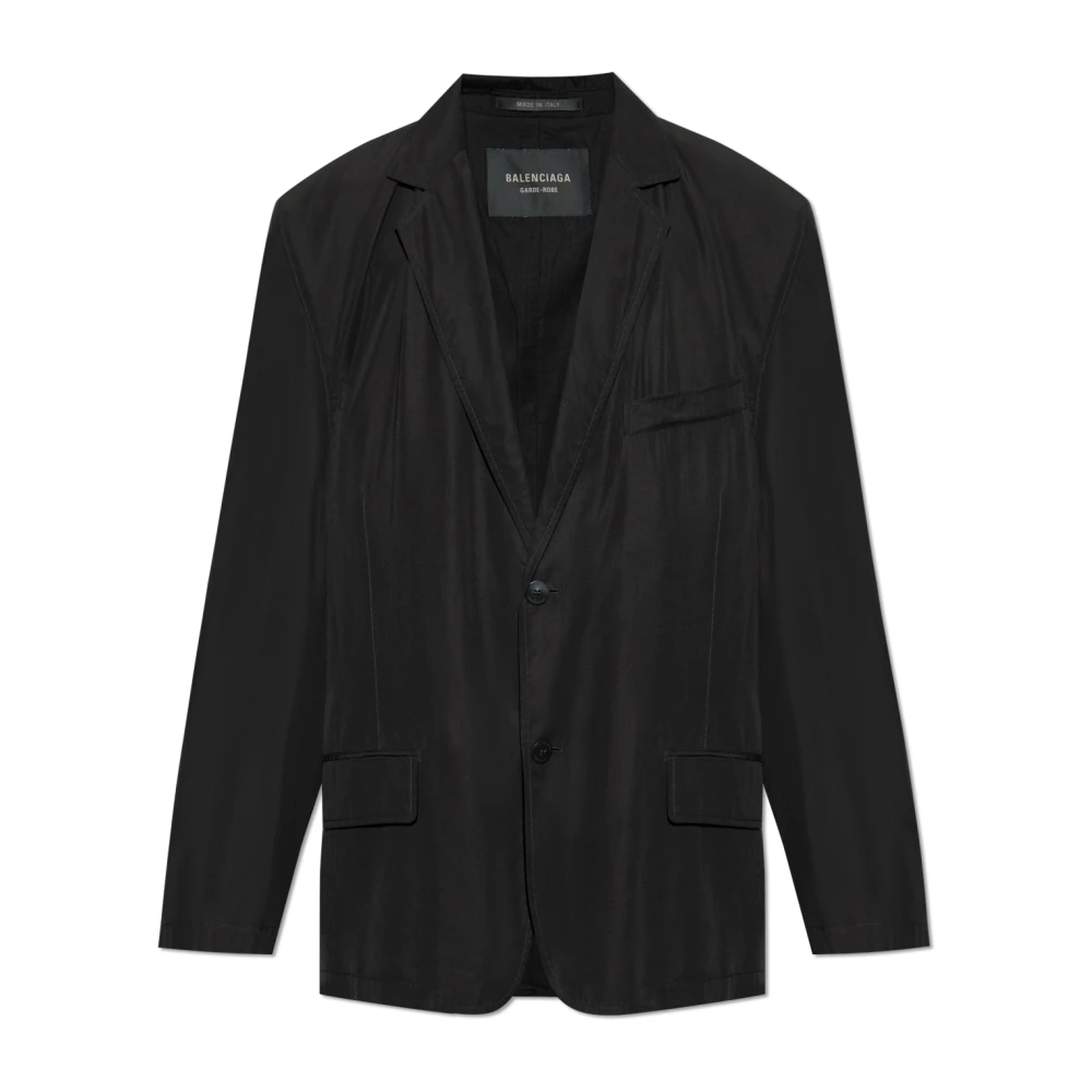 Balenciaga Blazer in Oversized Stijl Black Unisex