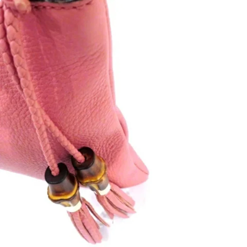 Gucci Vintage Pre-owned Leather gucci-bags Pink Dames