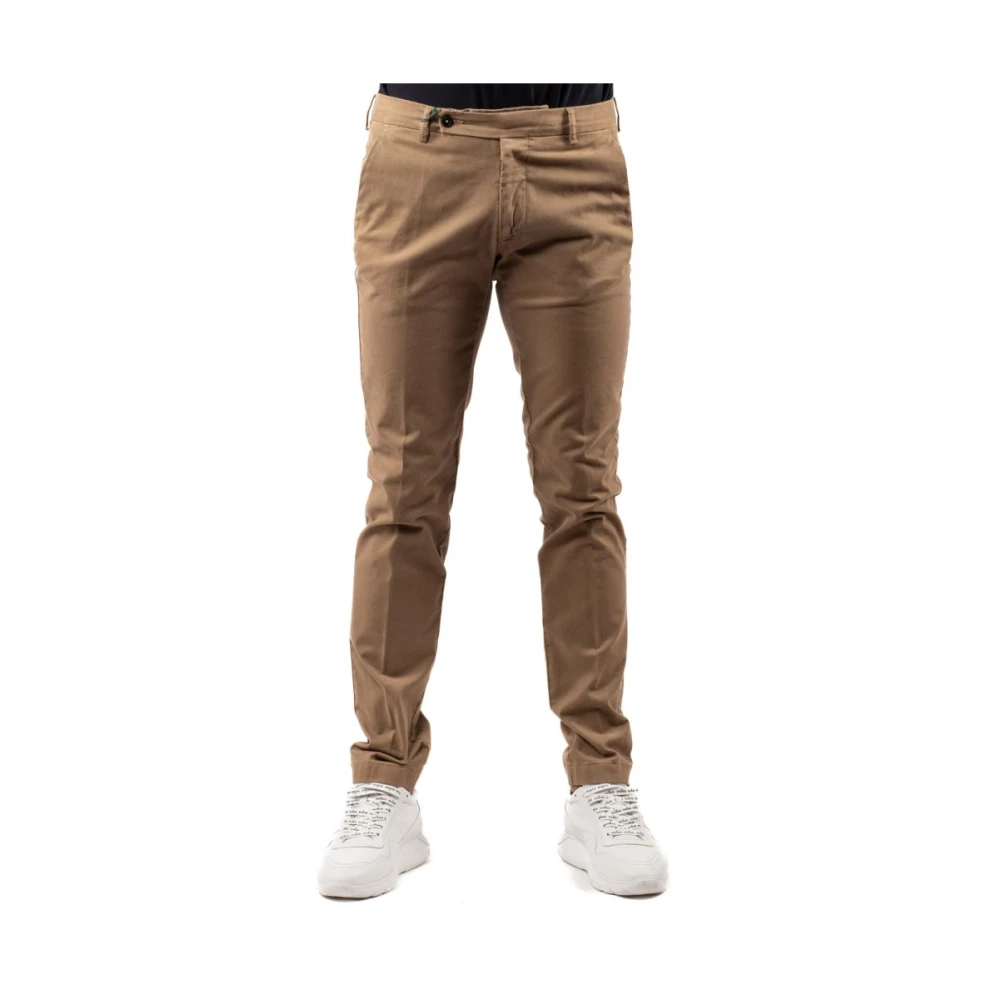 Berwich Herenbroek Klassieke Stijl Brown Heren
