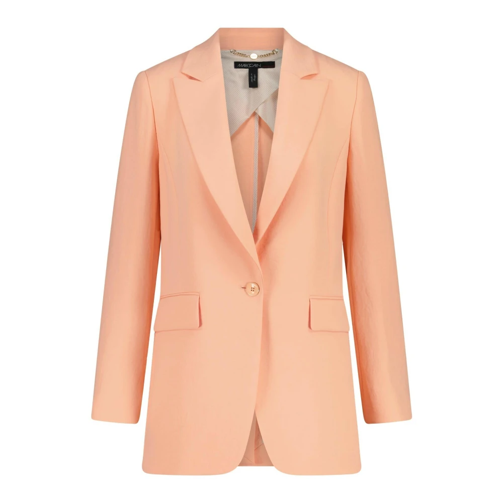 Marc Cain Stijlvolle Blazer in Mooie Kleur Orange Dames