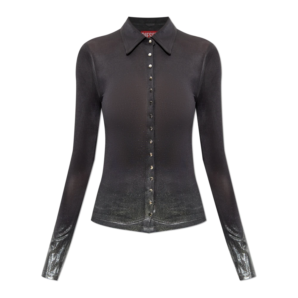 Diesel Donna Grigio Camicette S, New,