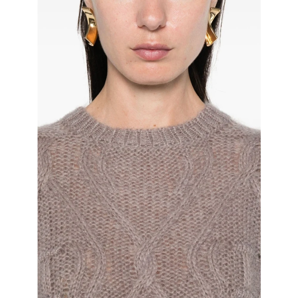 Twinset Stijlvolle Sweater Set Gray Dames