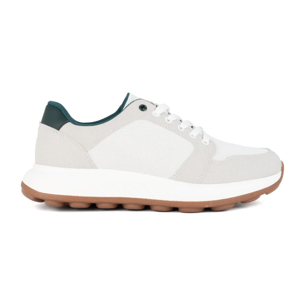Santino Milano Witte Gesloten Sneakers voor Mannen Heren Schoenen