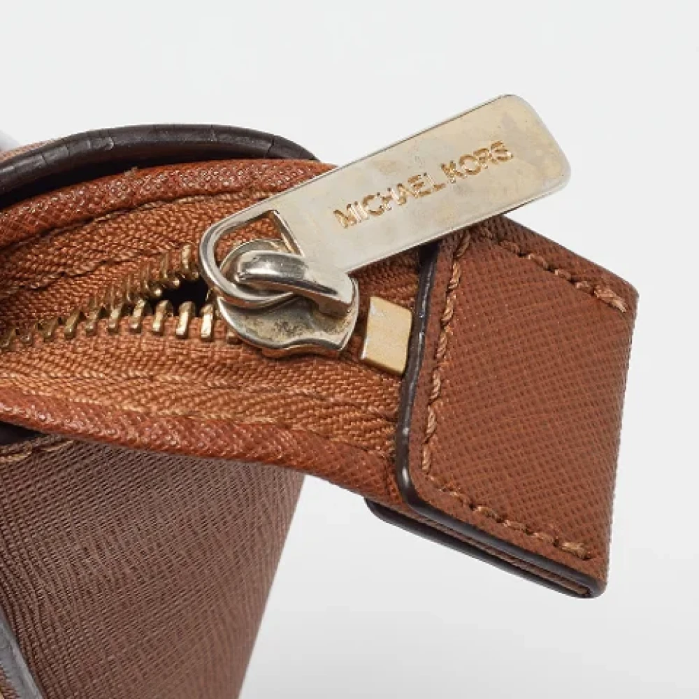 Michael Kors Pre-owned Leather crossbody-bags Brown Dames