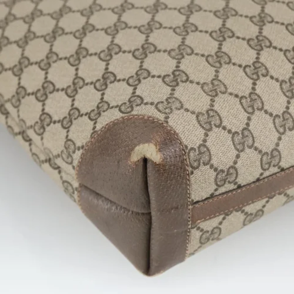 Gucci Vintage Pre-owned Leather gucci-bags Beige Dames