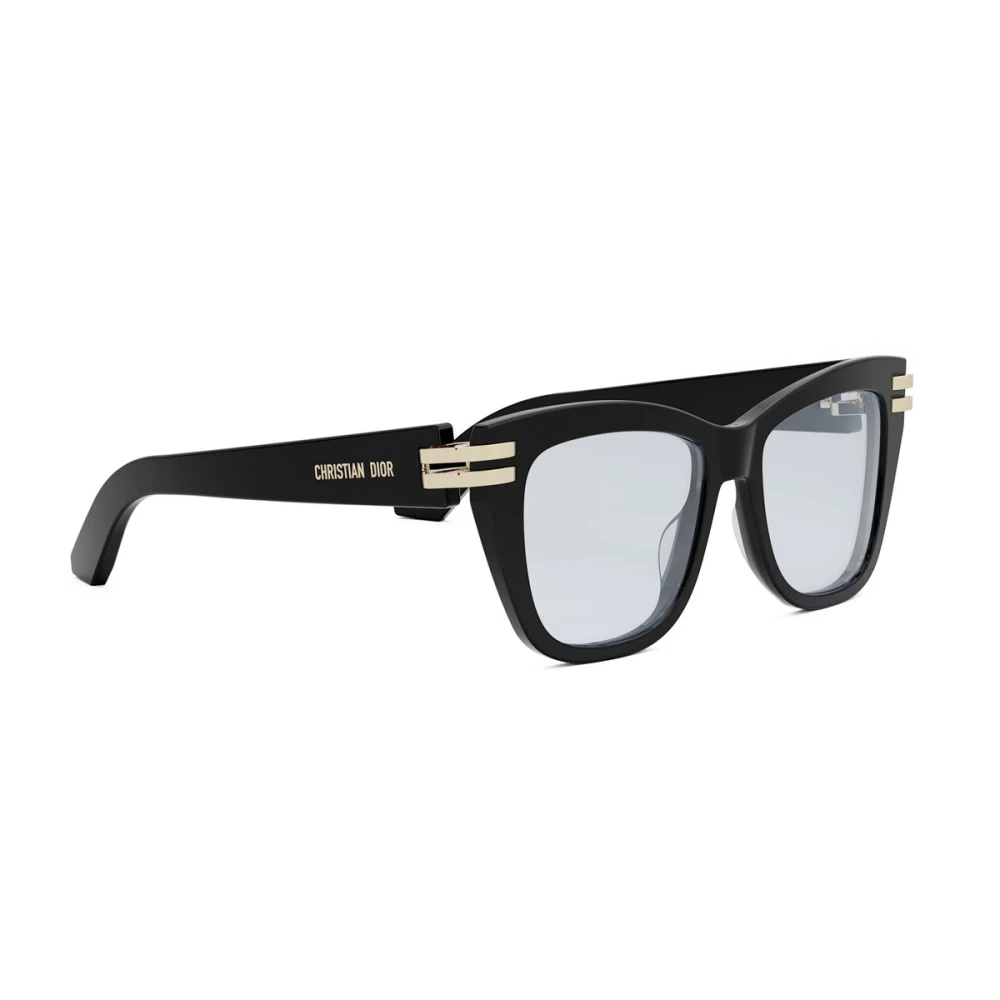 Dior Stijlvolle Zwarte Grote Bril Black Dames