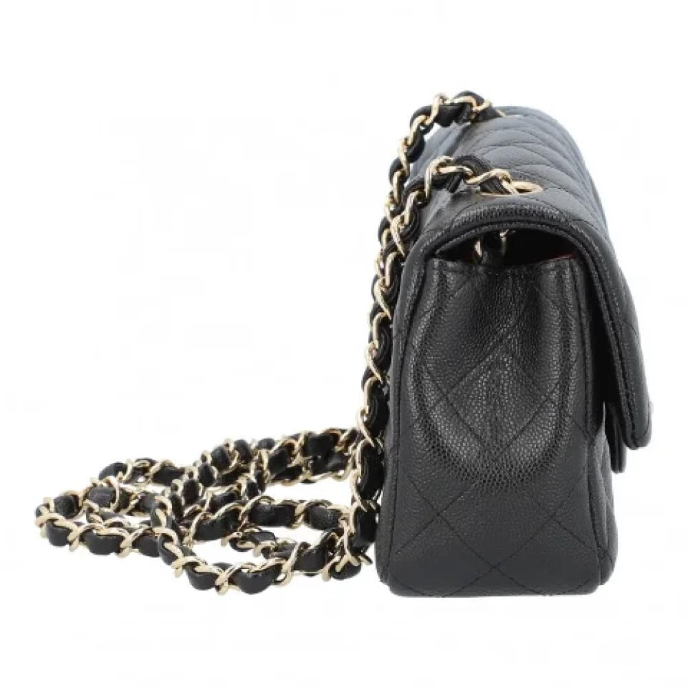 Chanel Vintage Pre-owned Leather crossbody-bags Black Dames