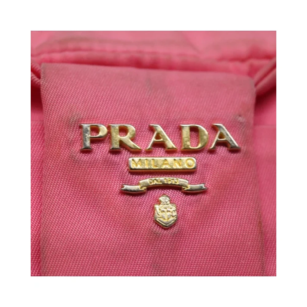 Prada Vintage Pre-owned Nylon prada-bags Pink Dames