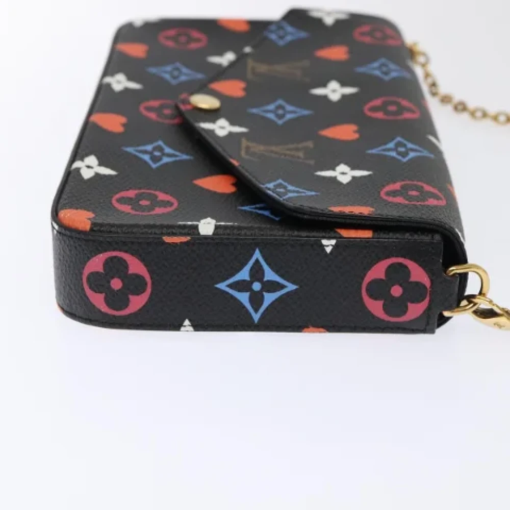 Louis Vuitton Vintage Pre-owned Canvas clutches Black Dames