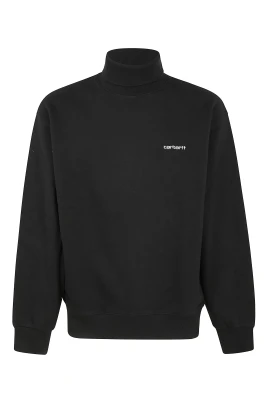 Script Mockneck Sweatshirt