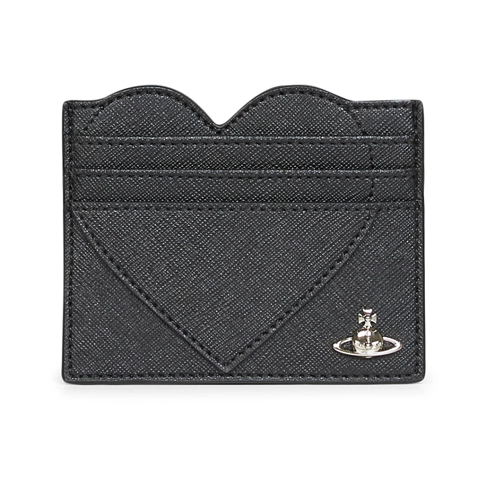 Vivienne Westwood Donna Nero - Portacarte A Cuore - Accessories - One Size