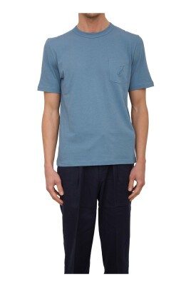 t-shirt-col-rond-cotele-avec-poche