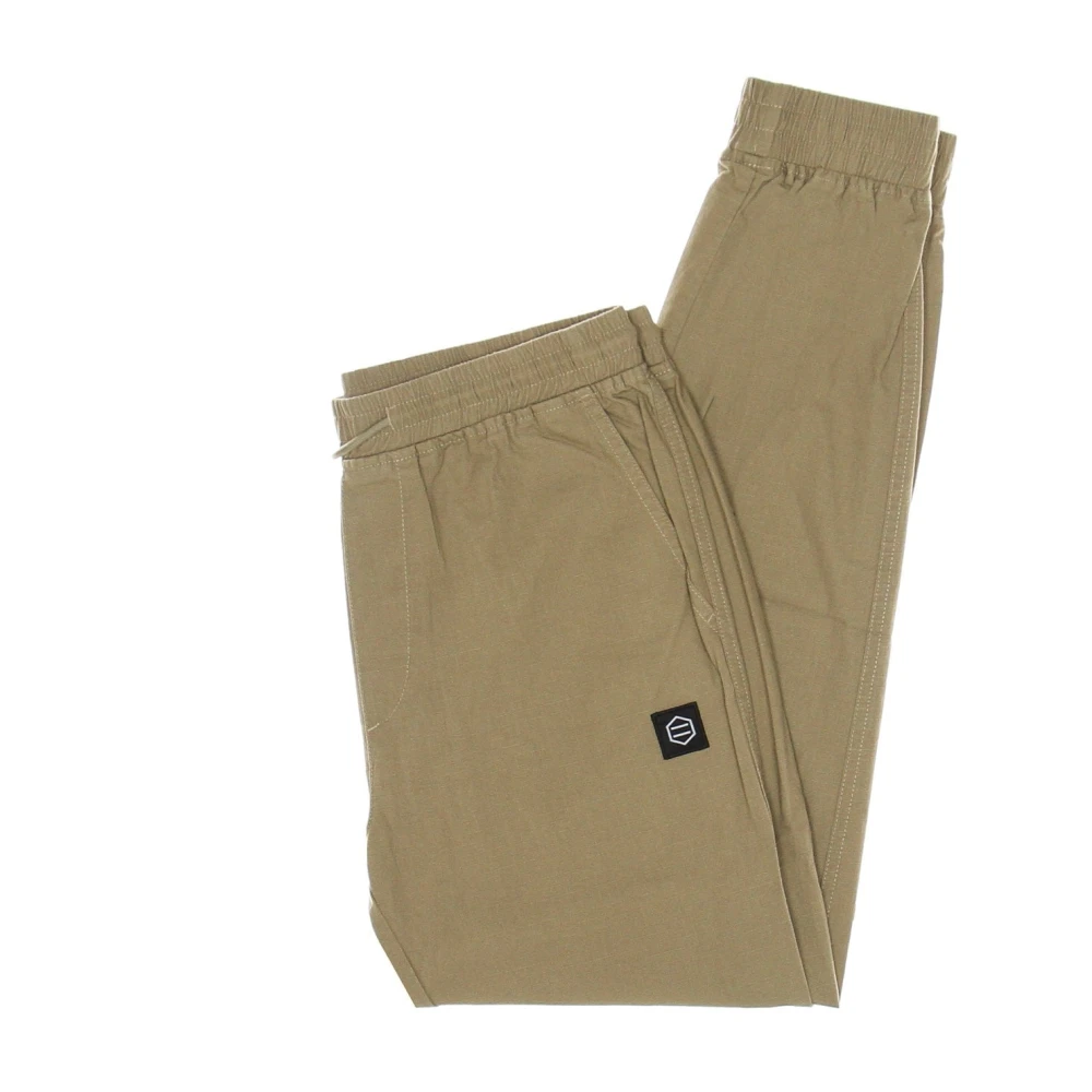 Dolly Noire Ripstop Beige Jogger Broek Beige Heren