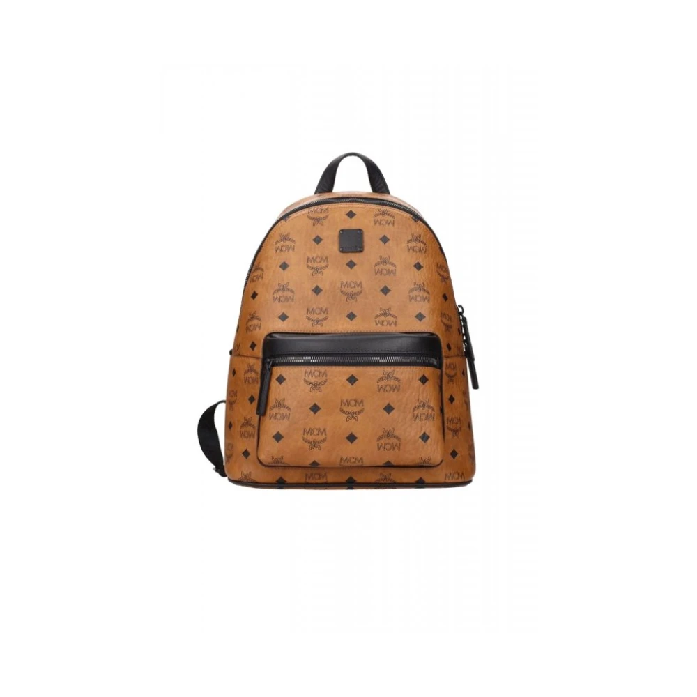 Mcm Brown Backpacks, Female, One Size, Stark Backpack