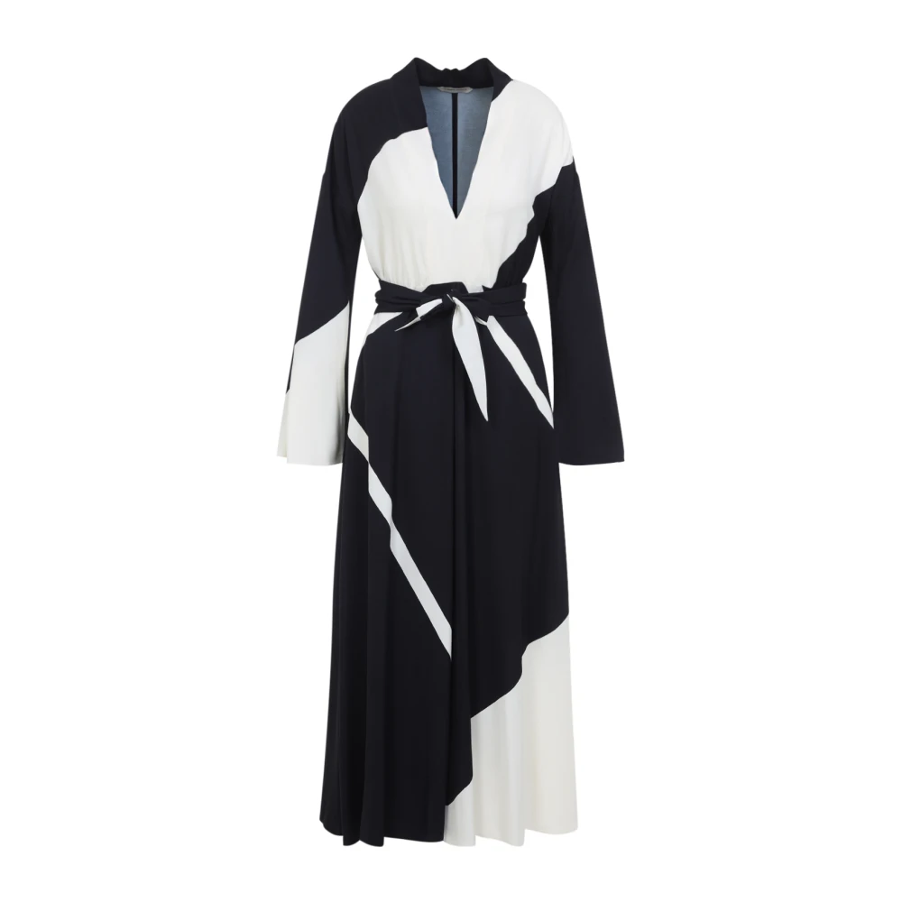 Alberta Ferretti Women's Multicolor Dresses Clothing Black Ss26 - Wrap Dresses - Xs - Dresses