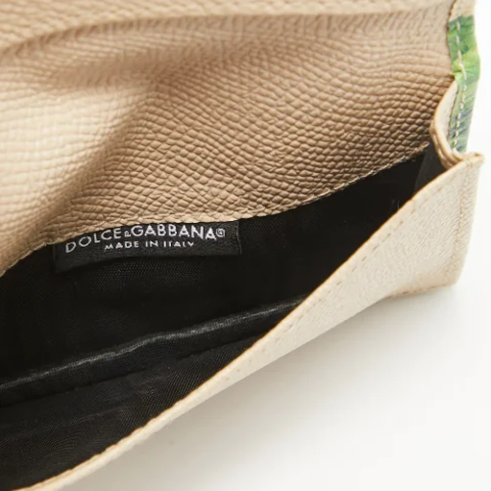 Dolce & Gabbana Pre-owned Leather wallets Multicolor Dames