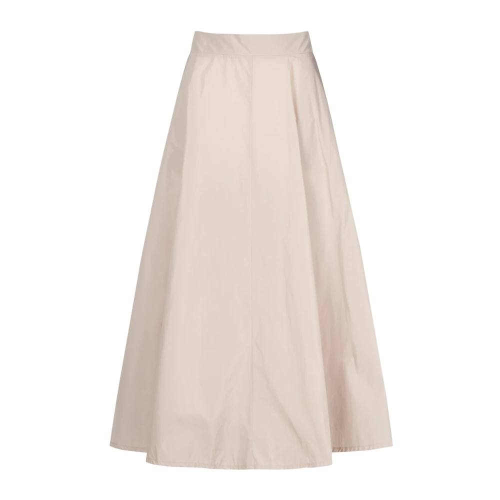 No Man's Land Women's Beige Midi Skirts, Xl, Rokken Midi Skirt