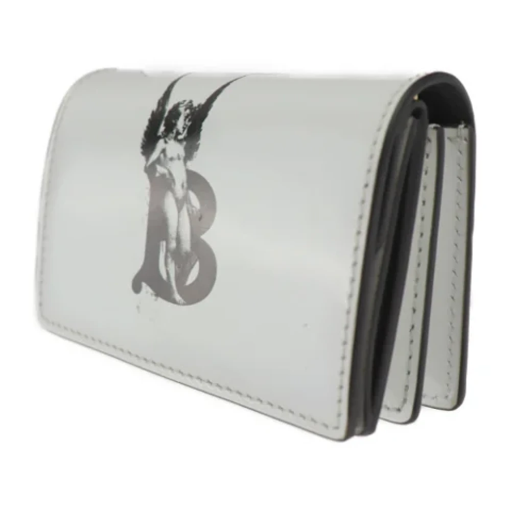 Burberry Vintage Pre-owned Leather wallets White Dames