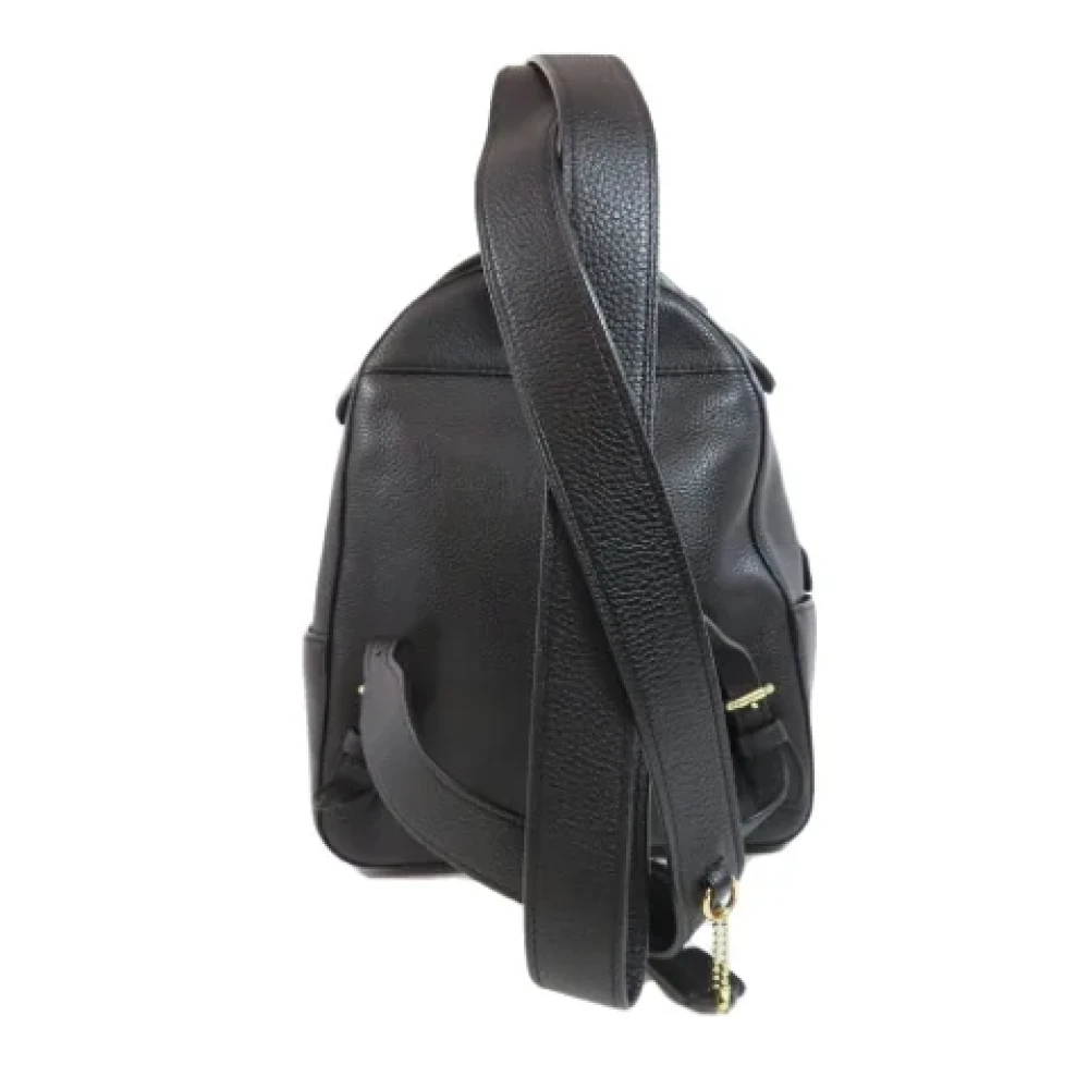 Coach Pre-owned Leather backpacks Black Dames