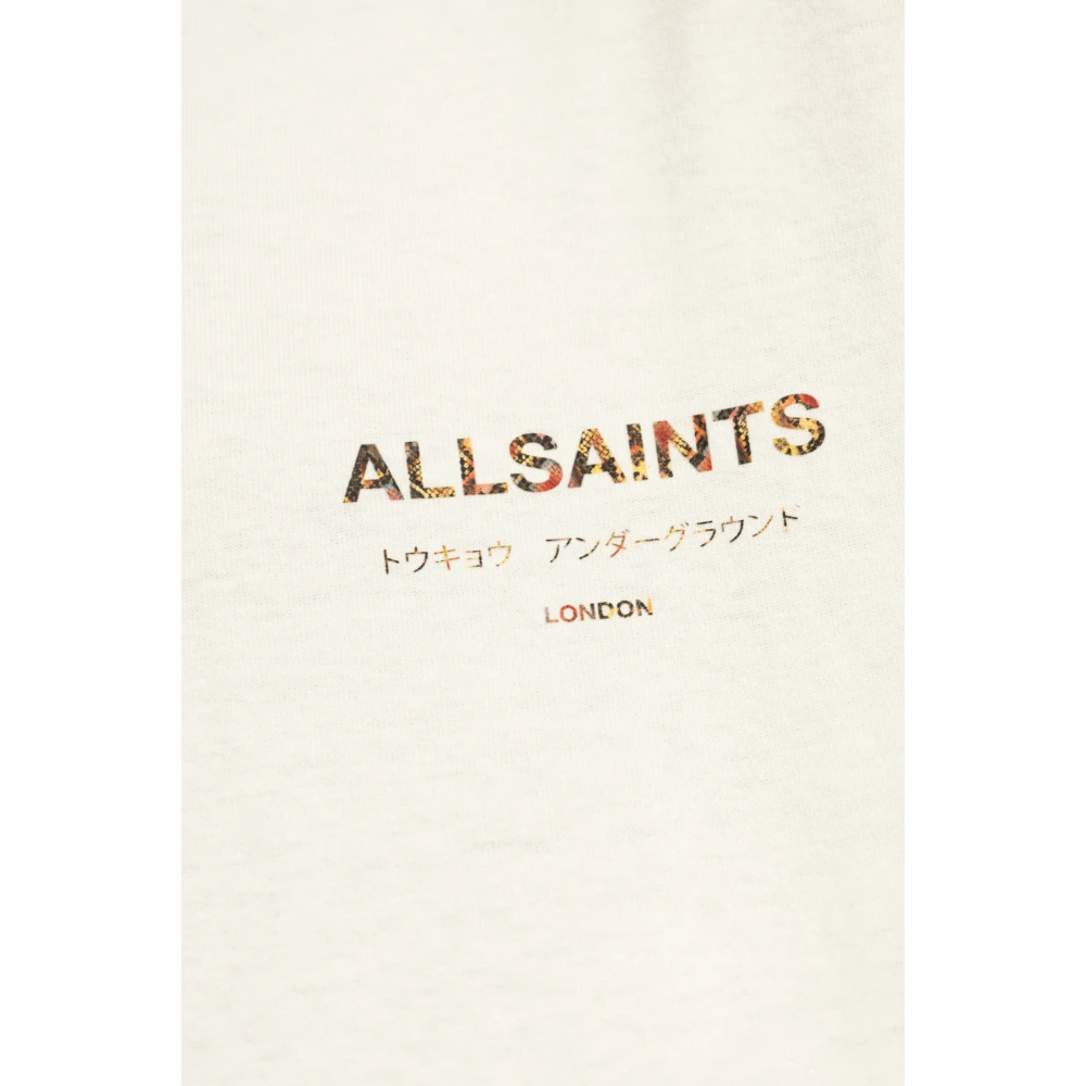 AllSaints 'Underground' oversized T-shirt White Heren