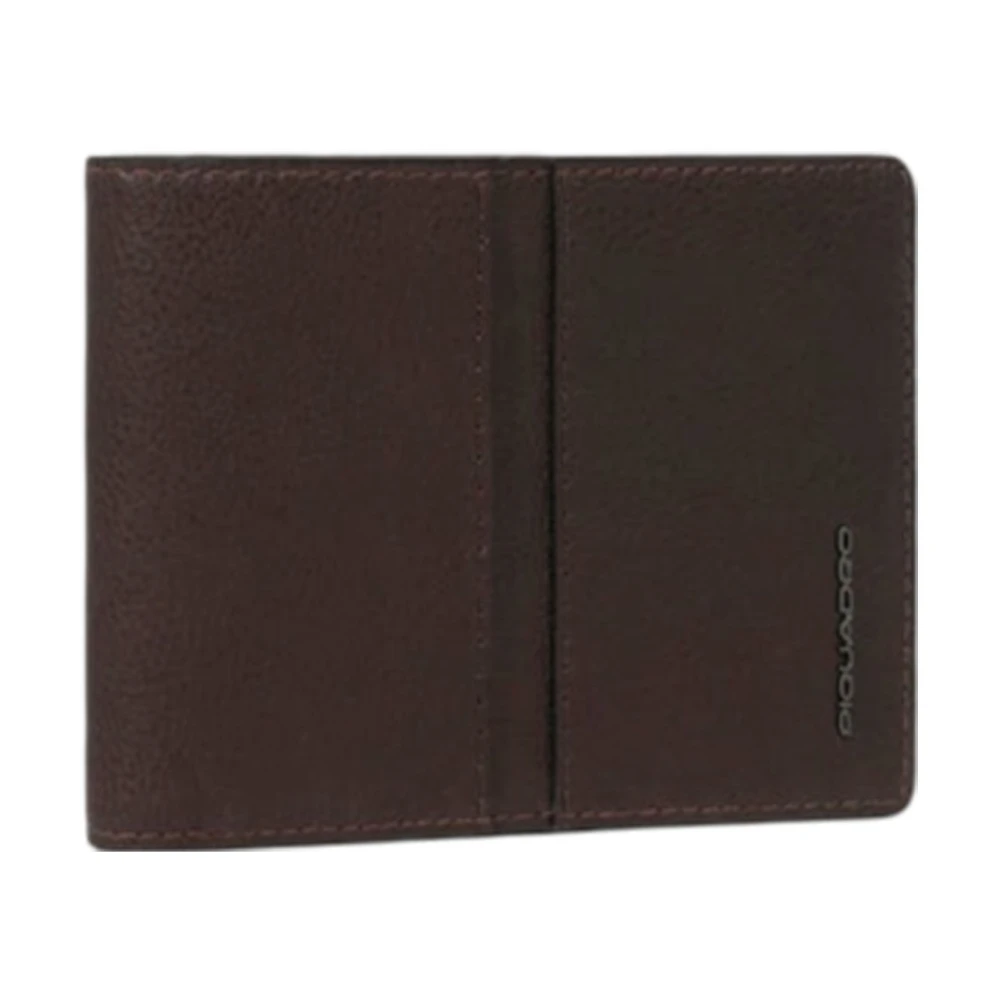 Piquadro Bruin leren portemonnee met RFID-bescherming Brown Heren