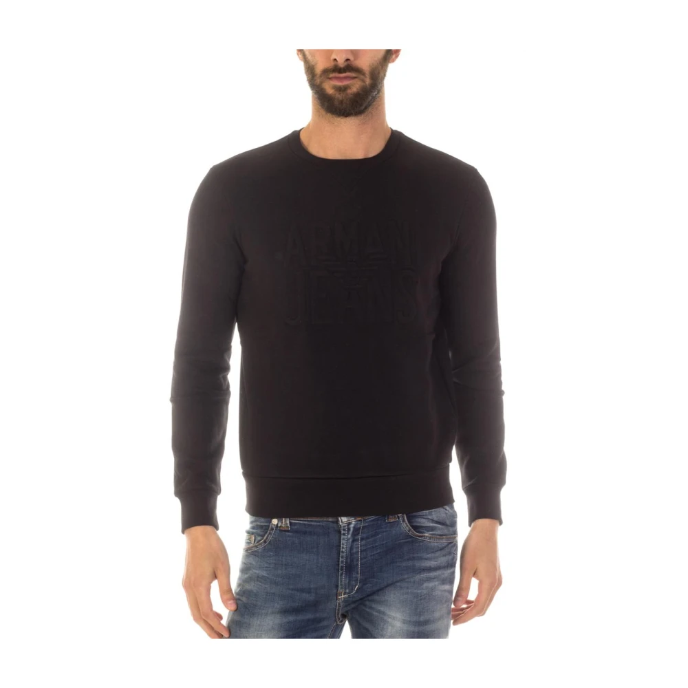 Armani Jeans Men's Black Hooded Sweatshirt - Sweatshirts - Xs - Sweatshirts & Hoodies