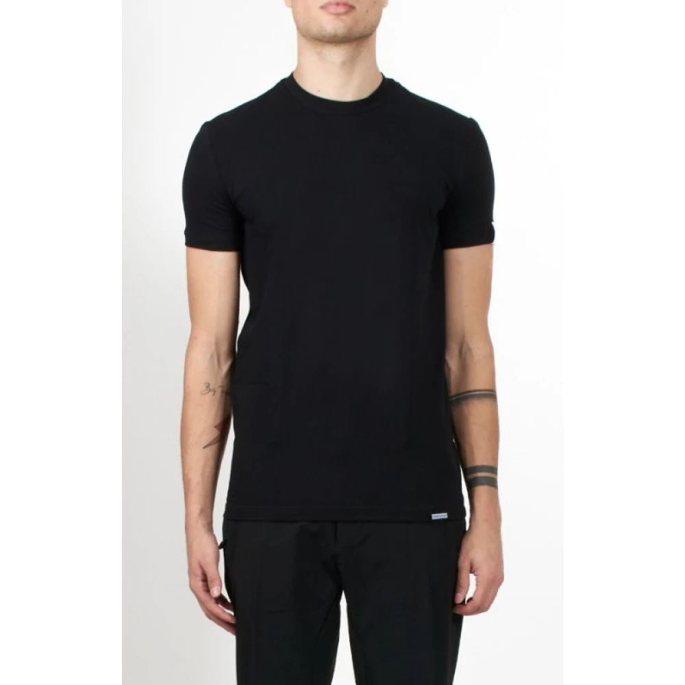 Dsquared2 Heren Ronde Hals T-Shirt Black Heren