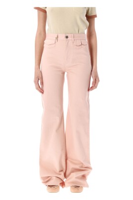 luftig-rosa-high-rise-flare-jeans