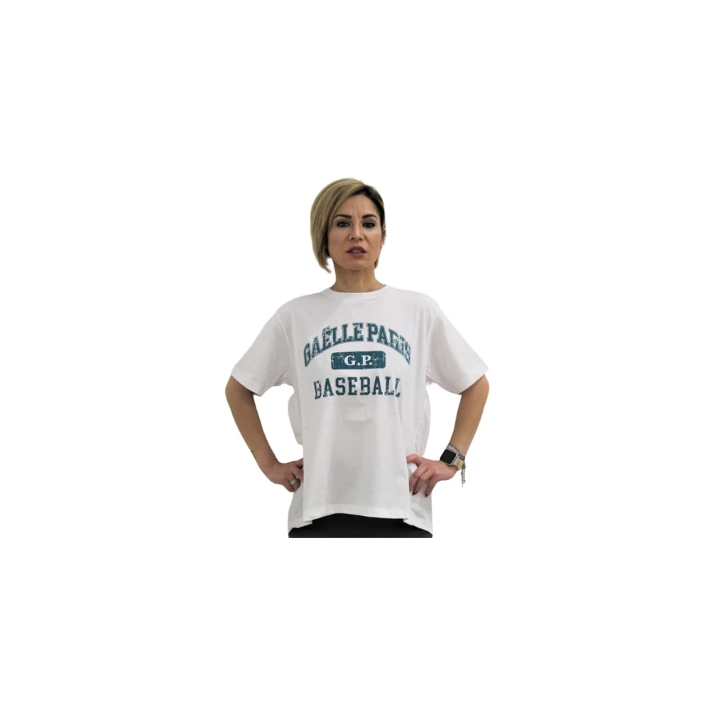 Gaëlle Paris Korte Mouw T-shirt White Dames
