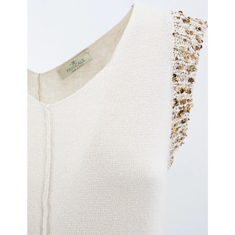 Panicale Maxi Jurk Beige Dames