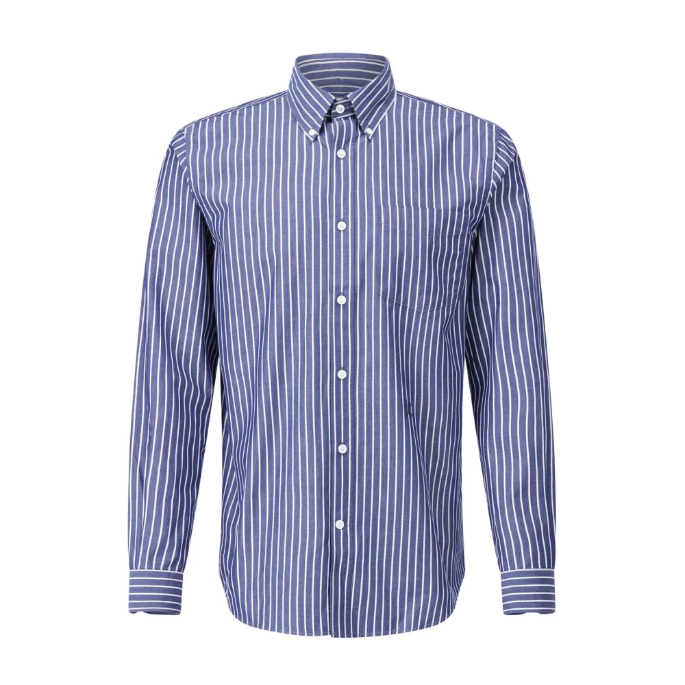 Closed Klassieke Button-Down Overhemd Blue Heren