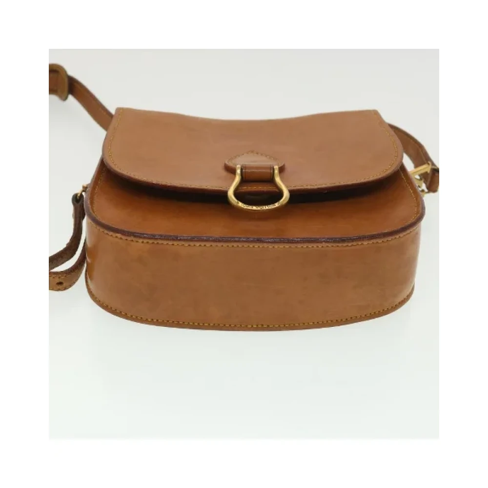 Louis Vuitton Vintage Beige Nomade Leren Clutch Planner Brown Dames