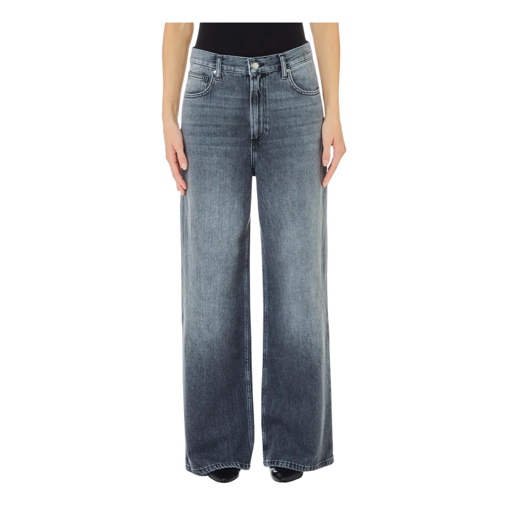 Liu Jo Baggy Wide Leg Jeans Blue Dames